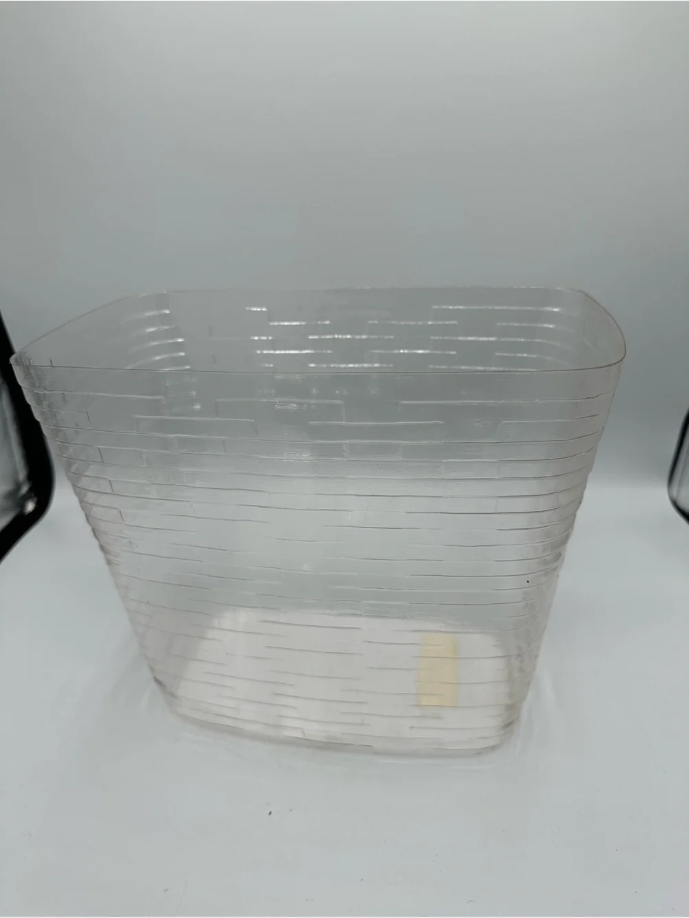 Longaberger 1996 Mail Basket with Attached Lid and Plastic Insert Farmhouse
